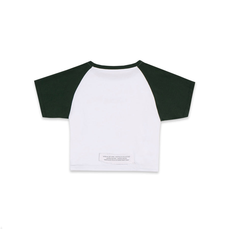 CROP TOP RANGLAN VERDE