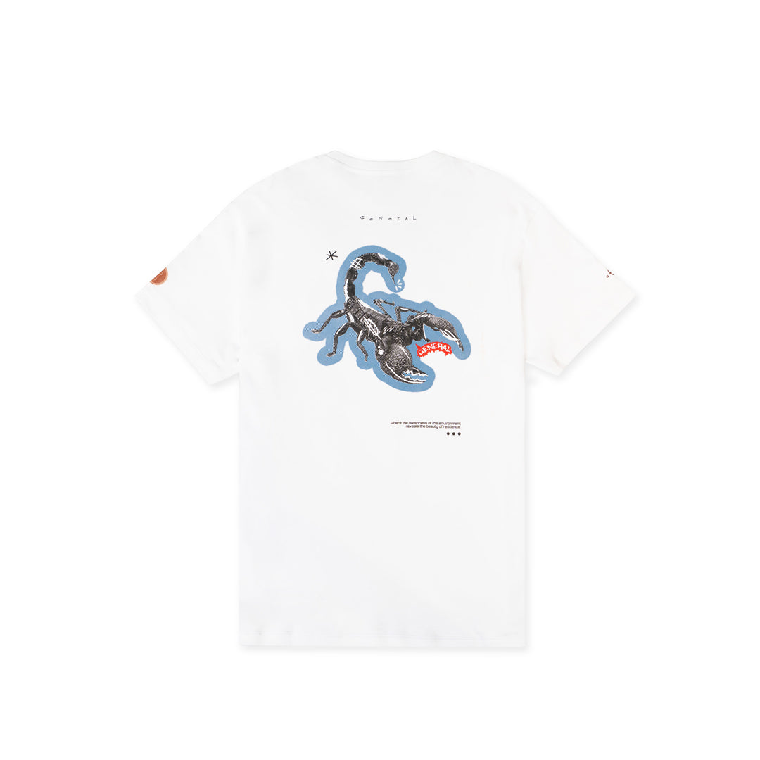 CAMISETA BLANCA ESCORPIÓN