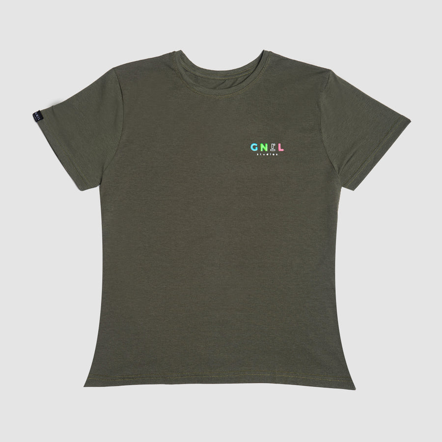 Camiseta COLORS Verde - Mujer