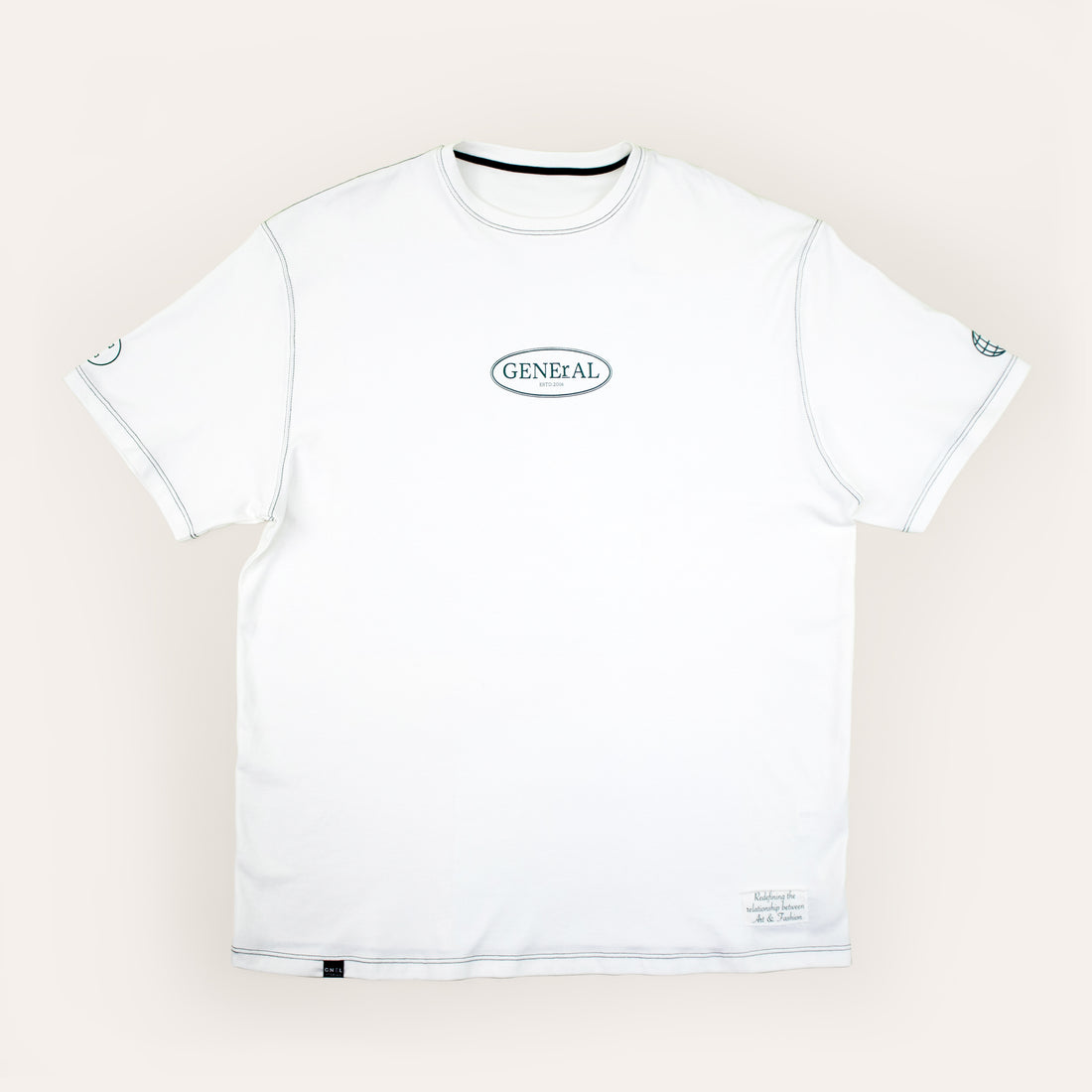 CLASSIC IVORY COTTON T-SHIRT