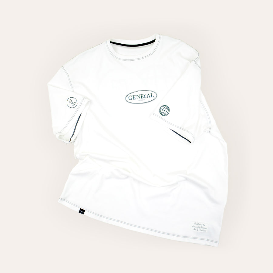 CLASSIC IVORY COTTON T-SHIRT