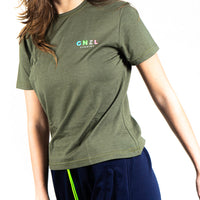 Camiseta COLORS Verde - Mujer