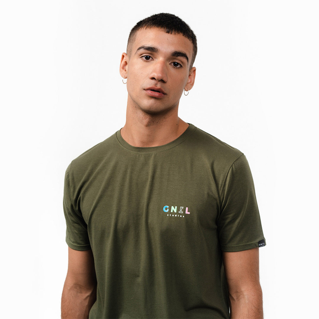 Camiseta COLORS Verde - Hombre