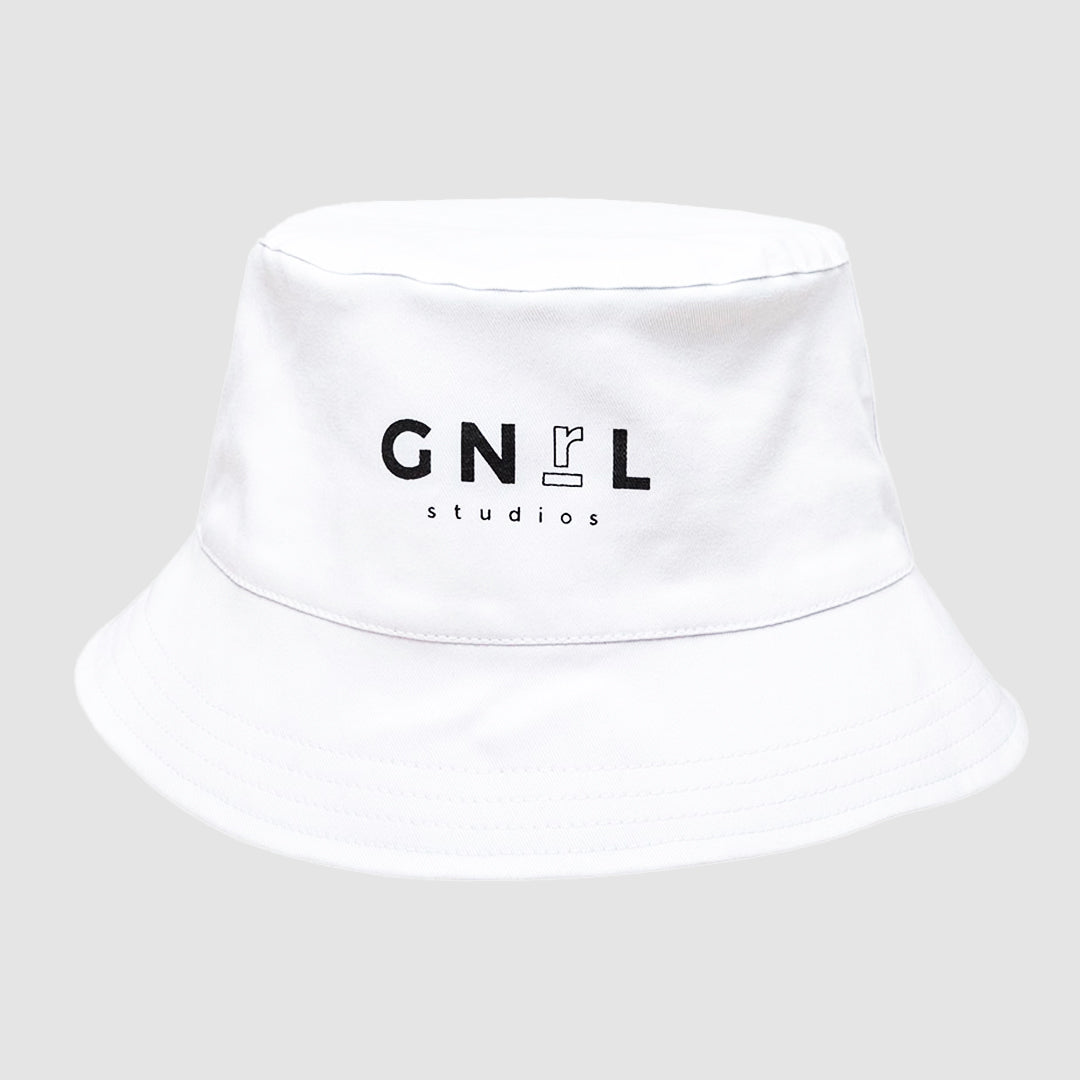Bucket Hat JUST IN CASE- Blanco