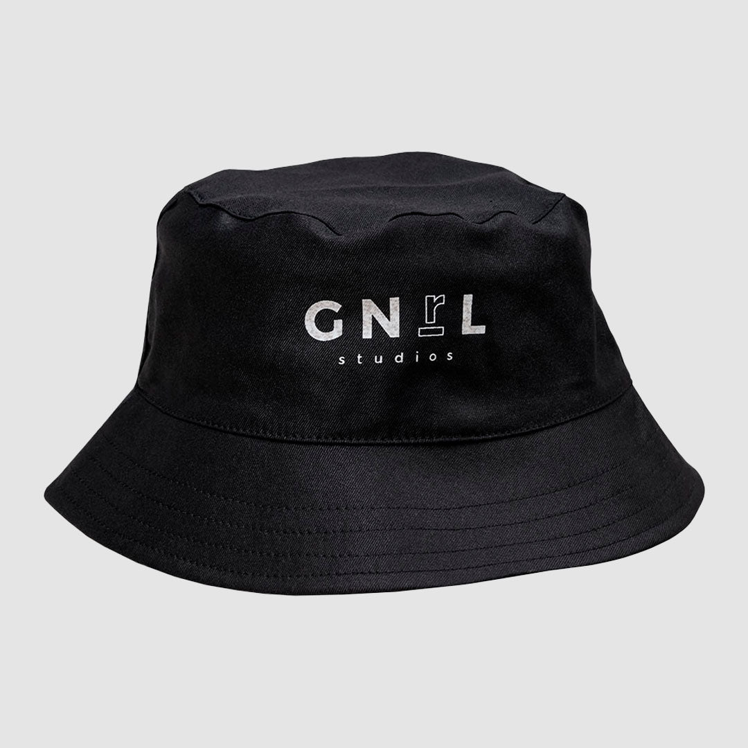 Bucket Hat JUST IN CASE- Negro